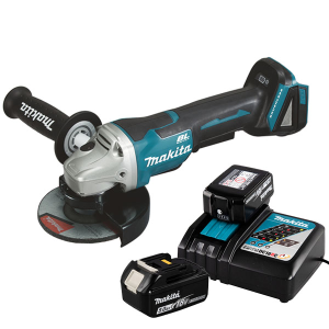 Makita DGA406RTE Máy mài góc dùng pin(100mm) (kèm 02 pin 5.0 + sạc nhanh)