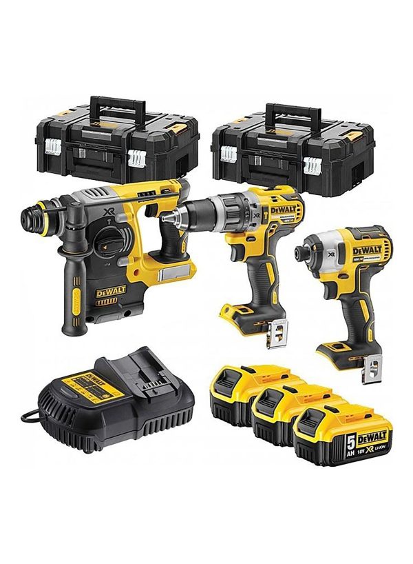 Dewalt DCK368P3T Combo máy Dewalt  DCD796 + DCF887 + DCH273