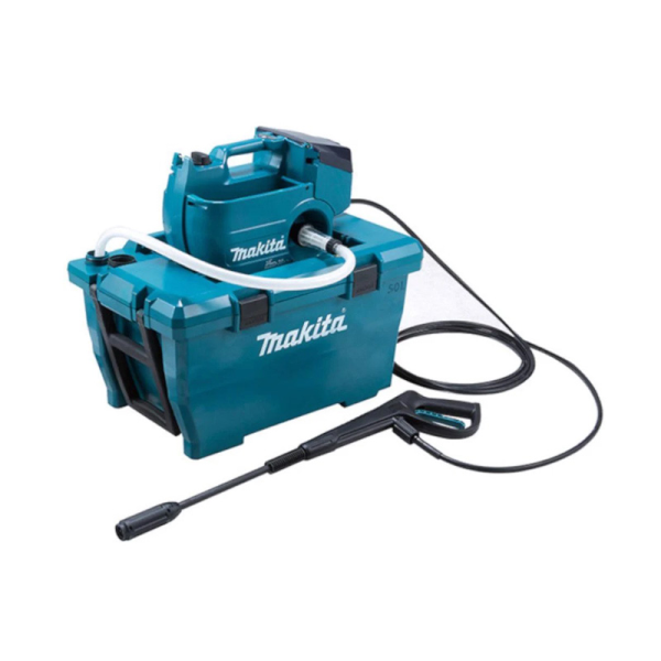 Makita DHW080PT2 Máy xịt rửa áp lực cao dùng pin(bl) (kèm 02 pin 5.0 + sạc nhanh)