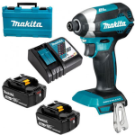 DTD153RTE Máy bắt vít dùng pin Makita (bl)(18v) (kèm 02 pin 5.0 + sạc nhanh)