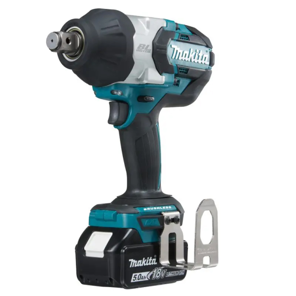 DTW1001JX2 Máy siết bu lông dùng pin Makita (19mm/dây đeo/ (kèm 02 pin 5.0 + sạc nhanh)