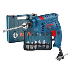 GSB 10 RE Máy khoan động lực Bosch  (valy nhựa, bộ mũi khoan + đầu vít)