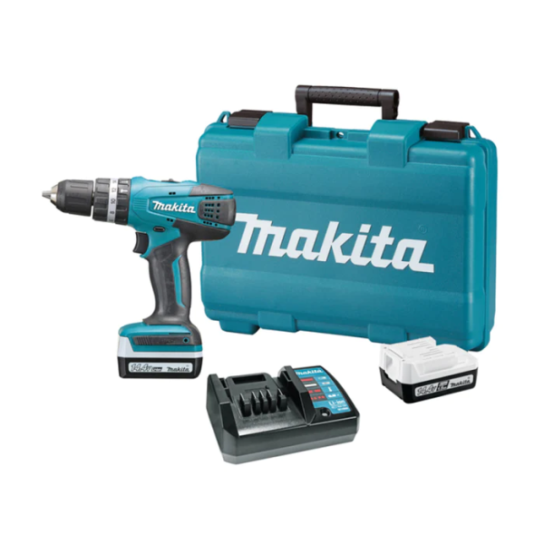 Makita HP347D001 Máy khoan búa, vặn vít dùng pin (kèm 02 pin + sạc)