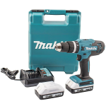 Makita HP488DWAE Máy khoan búa, vặn vít dùng pin (kèm 02 pin 2.0 + sạc)