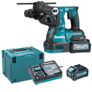 Makita HR003GD201 Máy khoan bê tông 3 chức năng dùng pin (kèm 2 pin 2.5ah+ sạc nhanh)