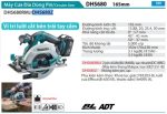 DHS680Z Máy Cưa Đĩa Dùng Pin Makita (165MM/BL)(18V) (không kèm pin sạc)