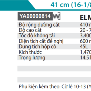 ELM4120 Máy Cắt Cỏ Đẩy Dùng Điện Makita (410MM)