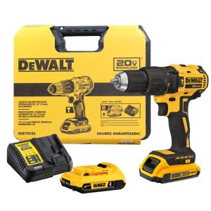 DCD7781D2  Máy khoan vặn vít dùng pin Dewalt (20V)(kèm 02 pin 2.0Ah + sạc)