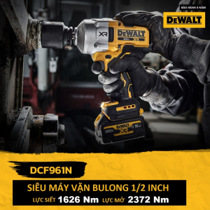 DCF961N  THÂN MÁY SIẾT BULONG BL DEWALT PIN 18V-20V MAX