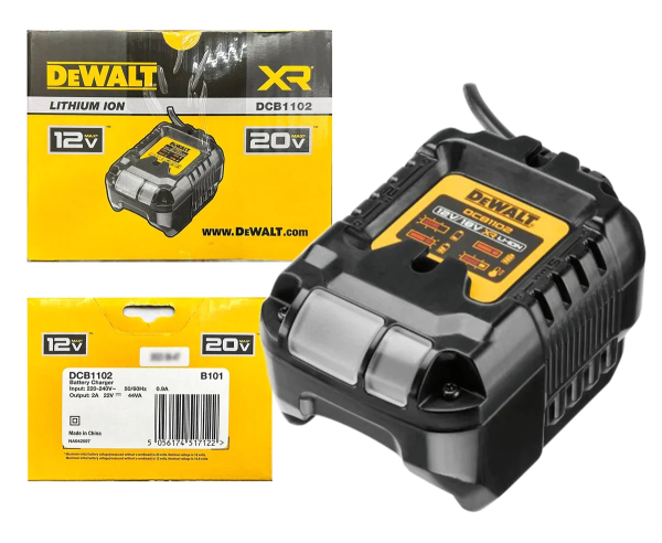 Dewalt Bộ sạc pin 12-20V DCB1102-B1